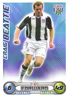 Craig Beattie West Bromwich Albion 2008/09 Topps Match Attax #318